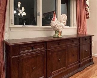 Item 121: Collection Reproductions Buffet - 84"l x 17.5"w x 32"h: $445