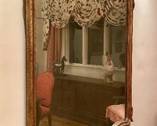 Item 118: Antique Mirror - 54.5"l x 68.5"w x 32"h: $450