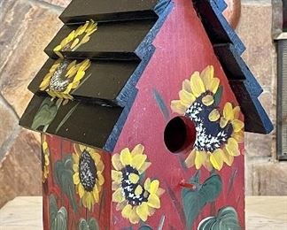 Item 102: Signed Birdhouse - 13": $18