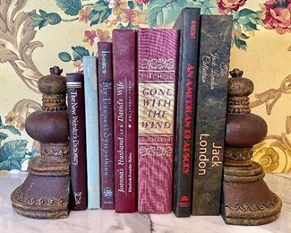 Item 217: Bookends with Books: $24