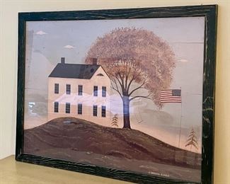 Item 63: Warren Kimble Print - 30.25" x 22.75": $85