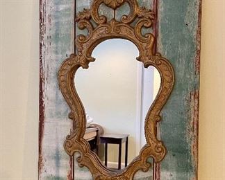 Item 60: Shabby Chic Mirror - 15.75" x 26": $45