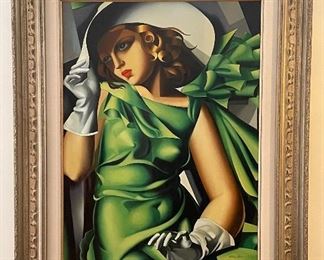 Item 94: Oil on Canvas by Abby Schroeter, signed lower right - 42.25" x 52.5": $450