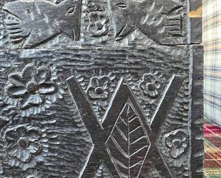 detail - please note the chip top right