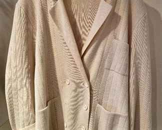Item 295: Amina Rubinacci Ivory Cardigan: $85