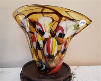 Murano style vase