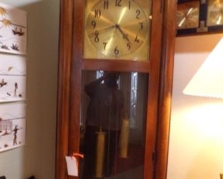 grandfather clock, works
