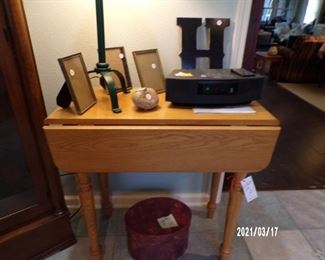 drop leaf oak table