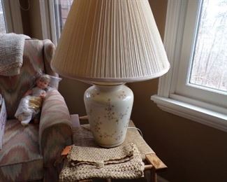 lamp & stool