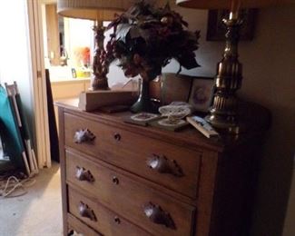 vintage walnut chest