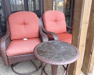 wicker patio furniture