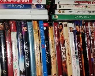 DVD's, VHS tapes and CD's