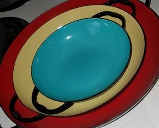 Much Mid Century items-cookware to furniture!! Caravelle Sizzling Servers from France