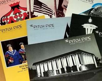 "The Pitch Pipe" magazines. The International Publication of Sweet Adelines