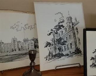 Vintage 1st National Bank "St. Joseph" numbered drawings
