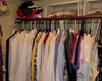 Large selection of ladies clothing