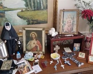 Vintage religious items