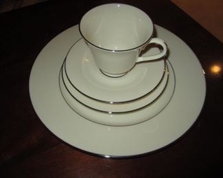 LENOX CHINA MAYWOOD AND SERVING PIECES SOME ITEMS NEW IN BOX