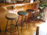 SET OF 4 BAR STOOLS