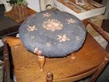 Needlepoint Foot Stool