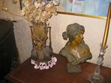 Bust and Planter