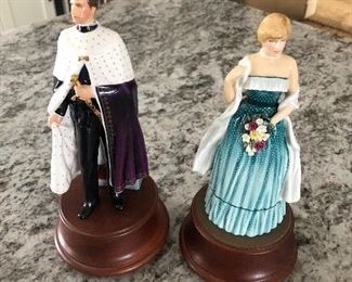 Royal Doulton prince Charles and lady Diana