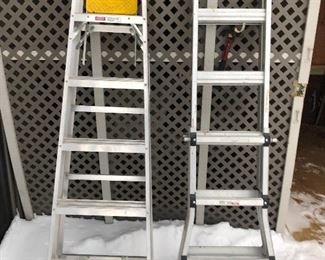 Werner 6 foot step ladder & Gorilla ladder