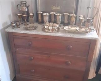 marble top chest