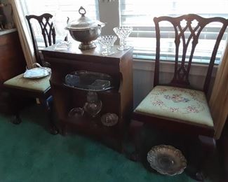 needlepoint chairs