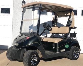 2015 EZ-GO Electric Golf Cart. Newer tires and wheels, windshield, Cooler holder, sand for grass repair, ball washer, and fold out club cover. Asking $3,900 OBO