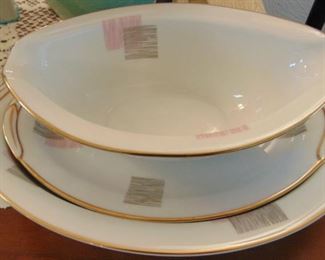 Big set of MidCentury Modern Noritake dishes.