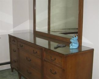 Century dresser with mirror