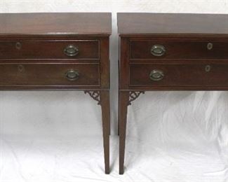 13 - Pair of Matching 2-Drawer Stands 36 x 19 x 33 1/2