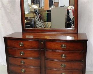 26 - 6-Drawer Dresser w/ Mirror 54 x 20 x 65