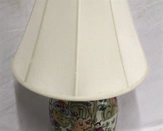 63 - Oriental Style Lamp - 28" tall