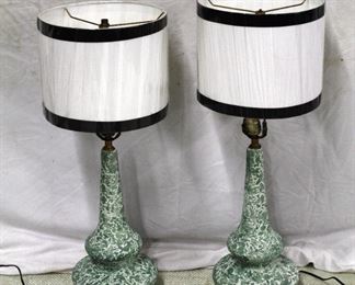 64 - Pair of Vintage Lamps - 29" tall each