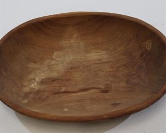 127 - Wood Dough Bowl 16 x 11