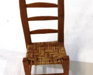 144 - Doll Size Chair 12" tall