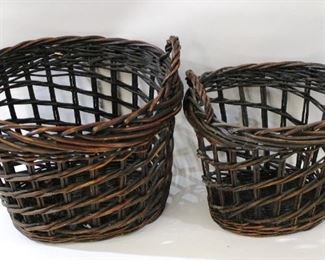 157 - Set of 2 Baskets (2 pcs) 22 x 22