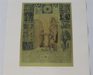 184 - Signed & Numbered "Romeo & Juliet" Print #32/100