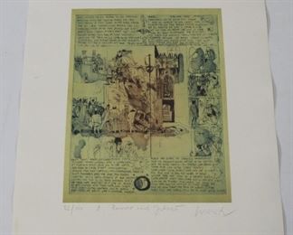 188 - Signed & Numbered "Romeo & Juliet" Print #32/100
