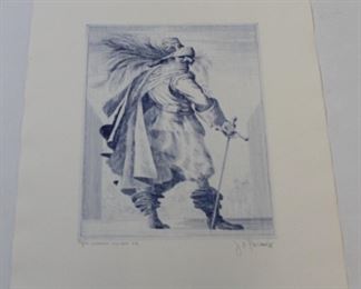 191 - Signed & Numbered "Commedia Dell’Arte” Print #77/150