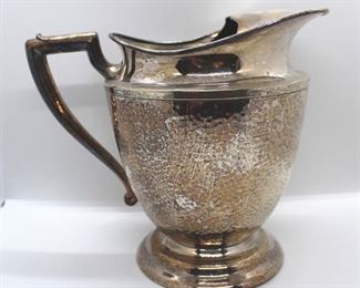 238 - Silver Plated Pitcher - 7 1/2" tall