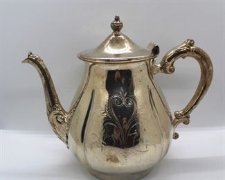 237 - Silver Plated Teapot - 7 1/2" tall