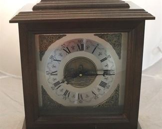 272 - Bulova Randolph - Macon College Clock 14 1/2 x 14 x 6