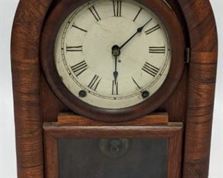 278 - Gilbert Eight Day Clock-Wood Case 18 1/2 x 10 1/2 x 4