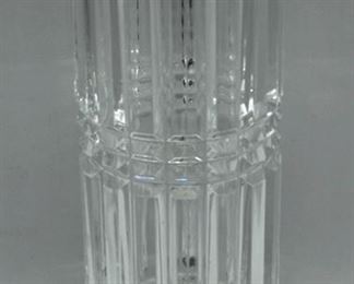 298 - Crystal Vase - 9" tall