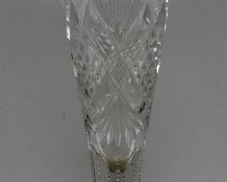 303 - Glass Vase - 8" tall