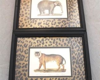 309 - Pair of Animal Prints (2pcs) 11 x 9