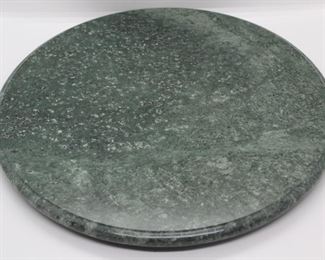 355 - Marble Serving Platter 12" round